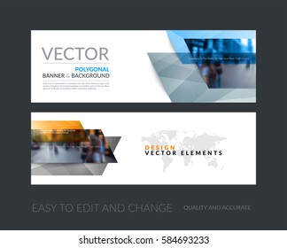 Vector set of modern horizontal website banners with many grey rectangles, stripes for industry, beauty, tech, communication. Clean web headers design with overlay effect. 