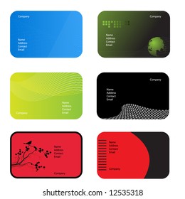 Vector - Set of modern and unique business callings cards for your company.