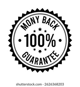 Vector set of money back guarantee seal in premium badge styles. Perfect for websites, packaging, product promotions, or service guarantees.