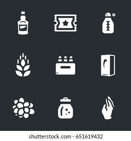 Vector Set of Moonshine Boiling Icons.