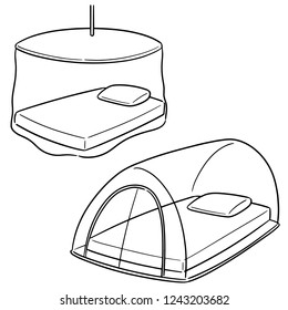 vector set of mosquito net