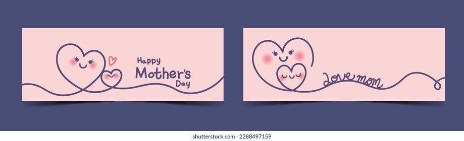 Vector set Mother's Day