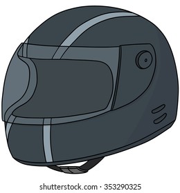 vector set of motorcycle helmet