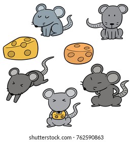 Vector Set Mouse Stock Vector (Royalty Free) 1192663807