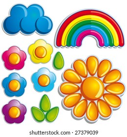 Vector Set of Nature Icons