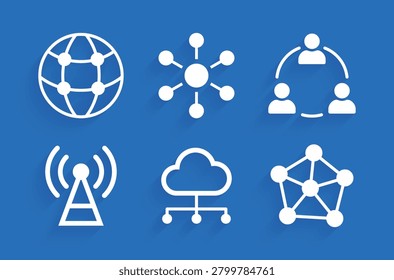Vector Set of Network Icon