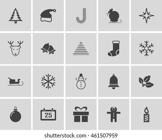 Vector Set  New Year and Christmas Icons