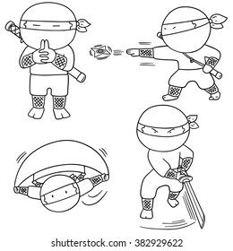 2,423 Doodle ninja Images, Stock Photos & Vectors | Shutterstock