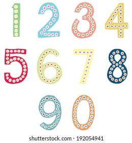 vector set of number