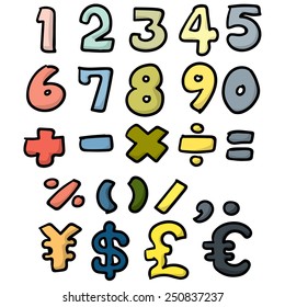 vector set of number