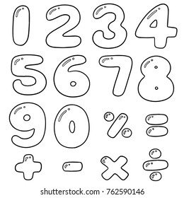 vector set of numbers