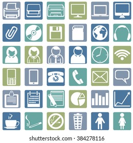 Vector Set of Office Icons