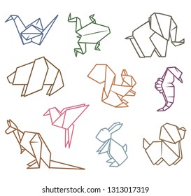 Royalty Free Geometric Seahorse Stock Images Photos