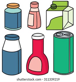 vector set of packaging
