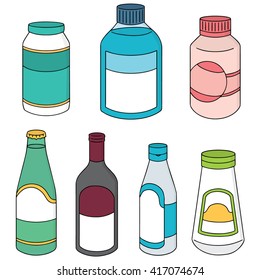 vector set of packaging