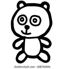 vector set of panda