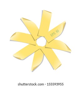  Vector set of paper banners