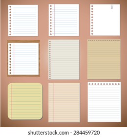 Vector set: paper designs and notes 