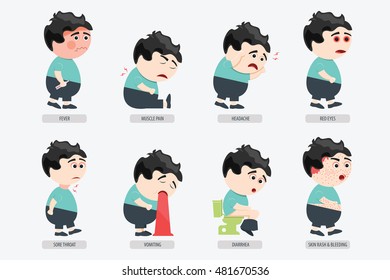 vector set of patient icons