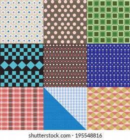 vector set of patterns