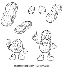 vector set of peanut