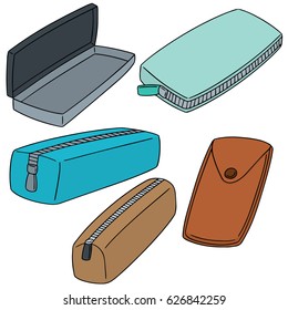 vector set of pencil case