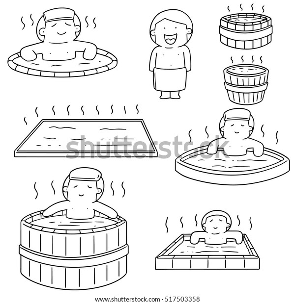 Vector De Stock Libre De Regalias Sobre Grupo Vectorial De Personas Banandose En517503358