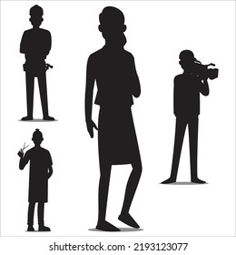 Vector Set People Different Professions Lifestyles Stock Vector ...