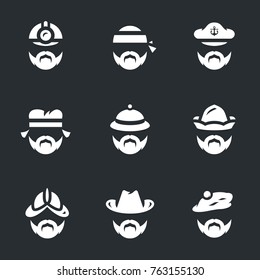 Vector Set of People Icons.