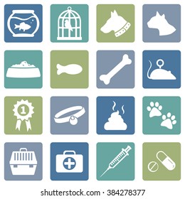 Vector Set of Pets Icons