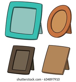 vector set of photo frame