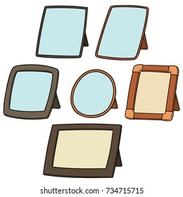 vector set of photo frame