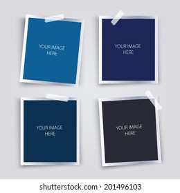 Vector set of photo frames.