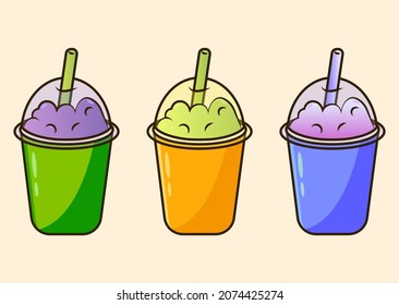 Conjunto de imágenes vectoriales - cocteles