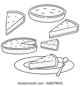 vector set of pie