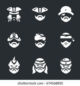 Vector Set of Pirate Icons.