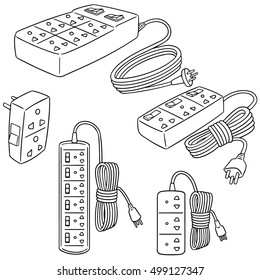 vector set of plugs