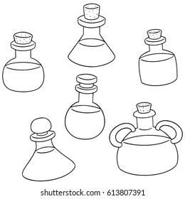 vector set of potion