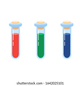 vector set of potion bottles