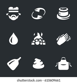 Vector Set of Potter Icons.