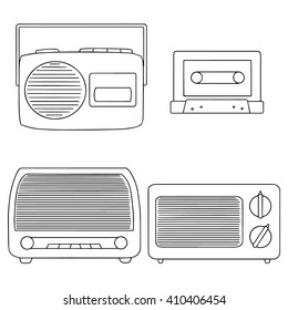 vector set of radio