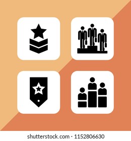 vector set. rank illustration for web and graphic design