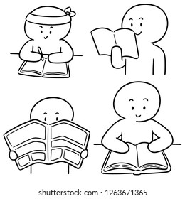 vector set of reader
