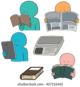 vector set of reader