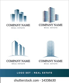 Vector set Real Estate concept