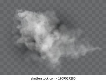 Vector set realistic isolated cloud the transparent background 