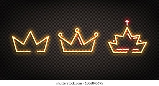 Vector Set Realistic Isolated Neon Sign Stock Vector (Royalty Free ...