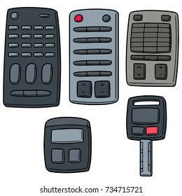 vector set of remote control