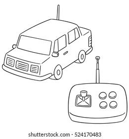 vector set of remote control car