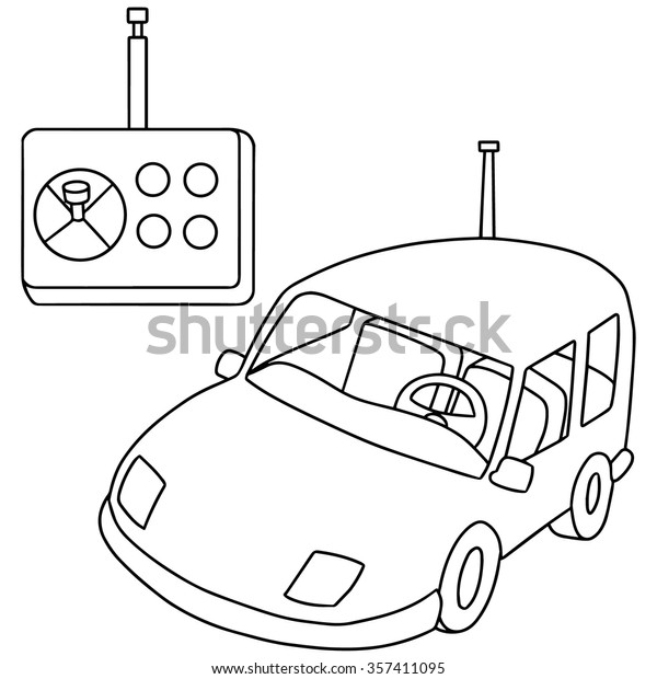 vector set of remote control\
car
